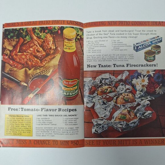Patio Party Vintage Recipe Booklet Cook Ad SPAM Hellmans Cheetos Van Camps Snack - Picture 8 of 10